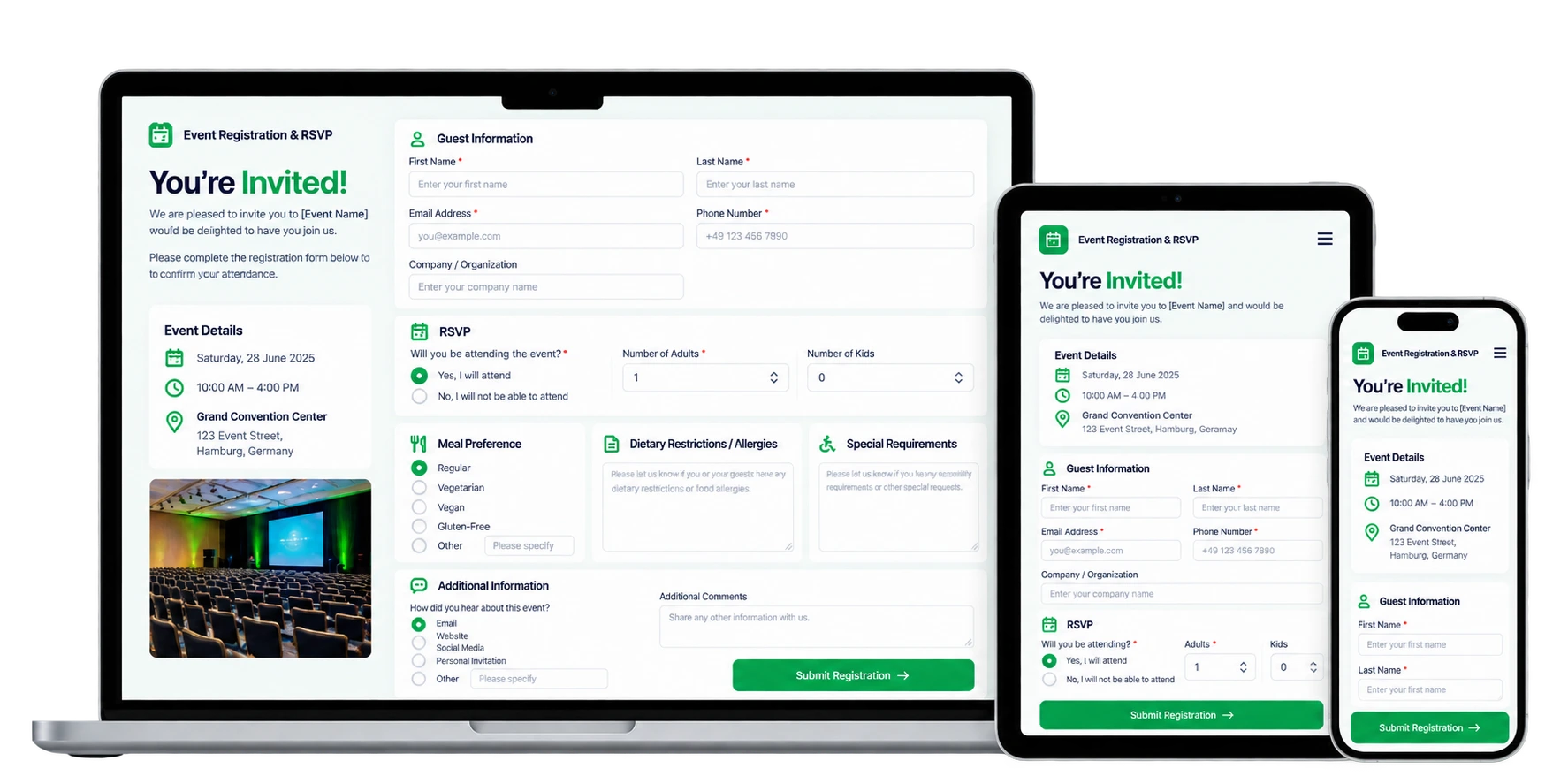 Online-Anfrageformular